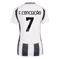 Fotballdrakt Dame Juventus Francisco Conceicao #7 Hjemmedrakt 2024-25 Kortermet